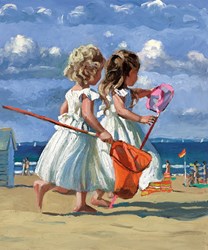 Beach Beauties by Sherree Valentine Daines - Canvas on Board sized 10x12 inches. Available from Whitewall Galleries
