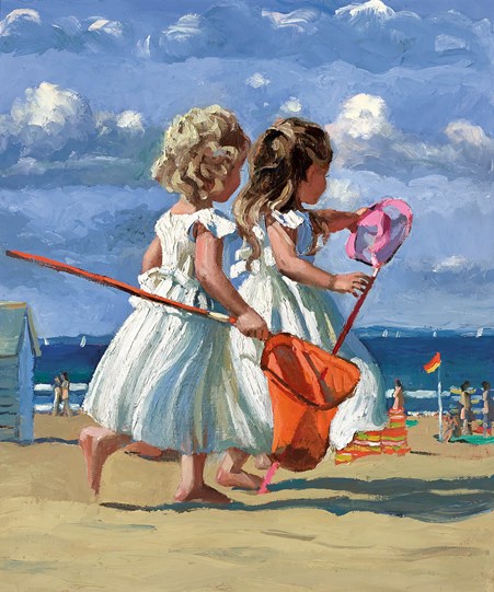 Beach Beauties by Sherree Valentine Daines - Canvas on Board